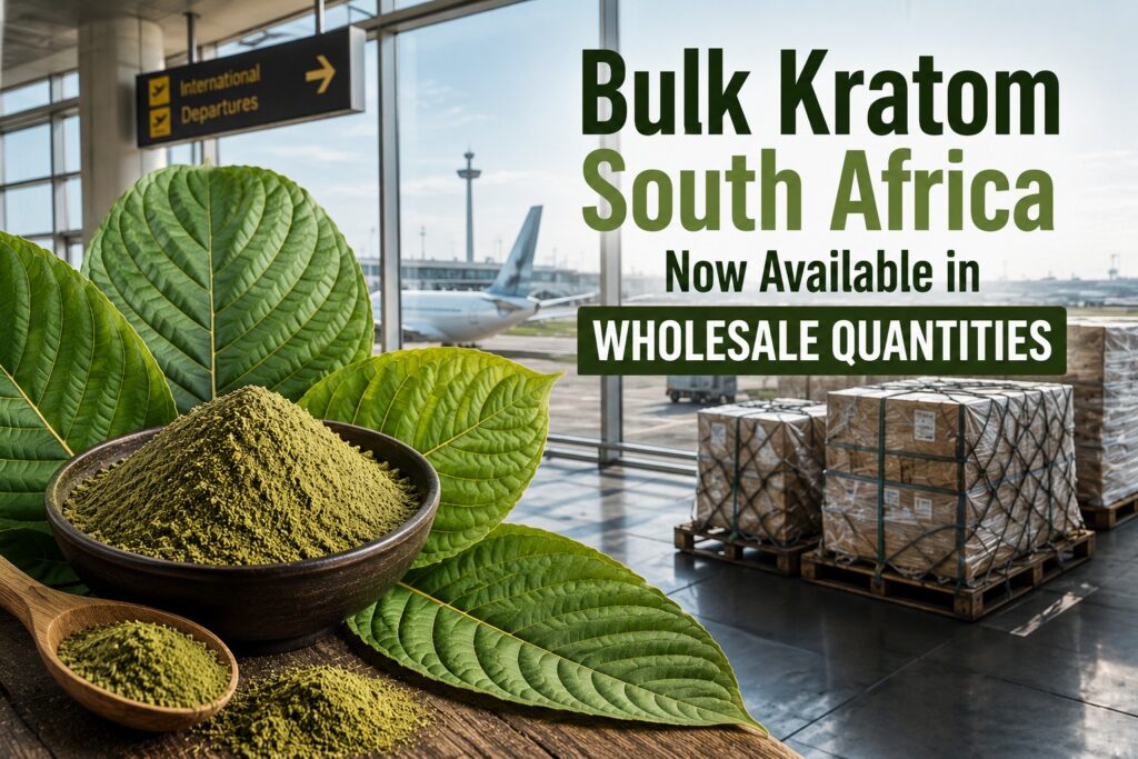 Bulk Kratom South Africa Now Available in Wholesale Quantities
